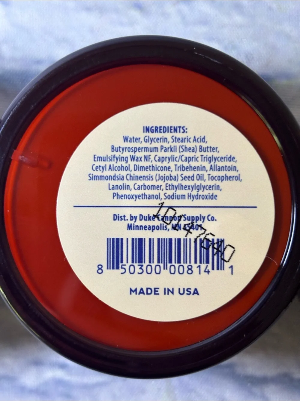 Duke Cannon Bloody Knuckles Hand Repair Balm 1.4oz each Lot Of 3 Fragrance Free.